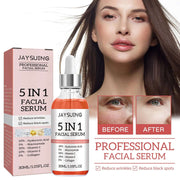 5 In 1 Moisturizing Brightning Vitamin C Hyaluronic Acid Face Serum